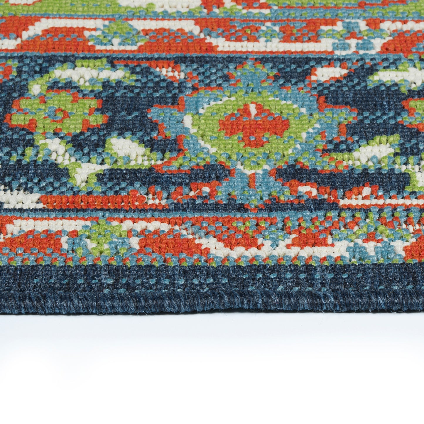 Kaleen Sunice Collection Dark Lime Green Runner 2'2" x 8'