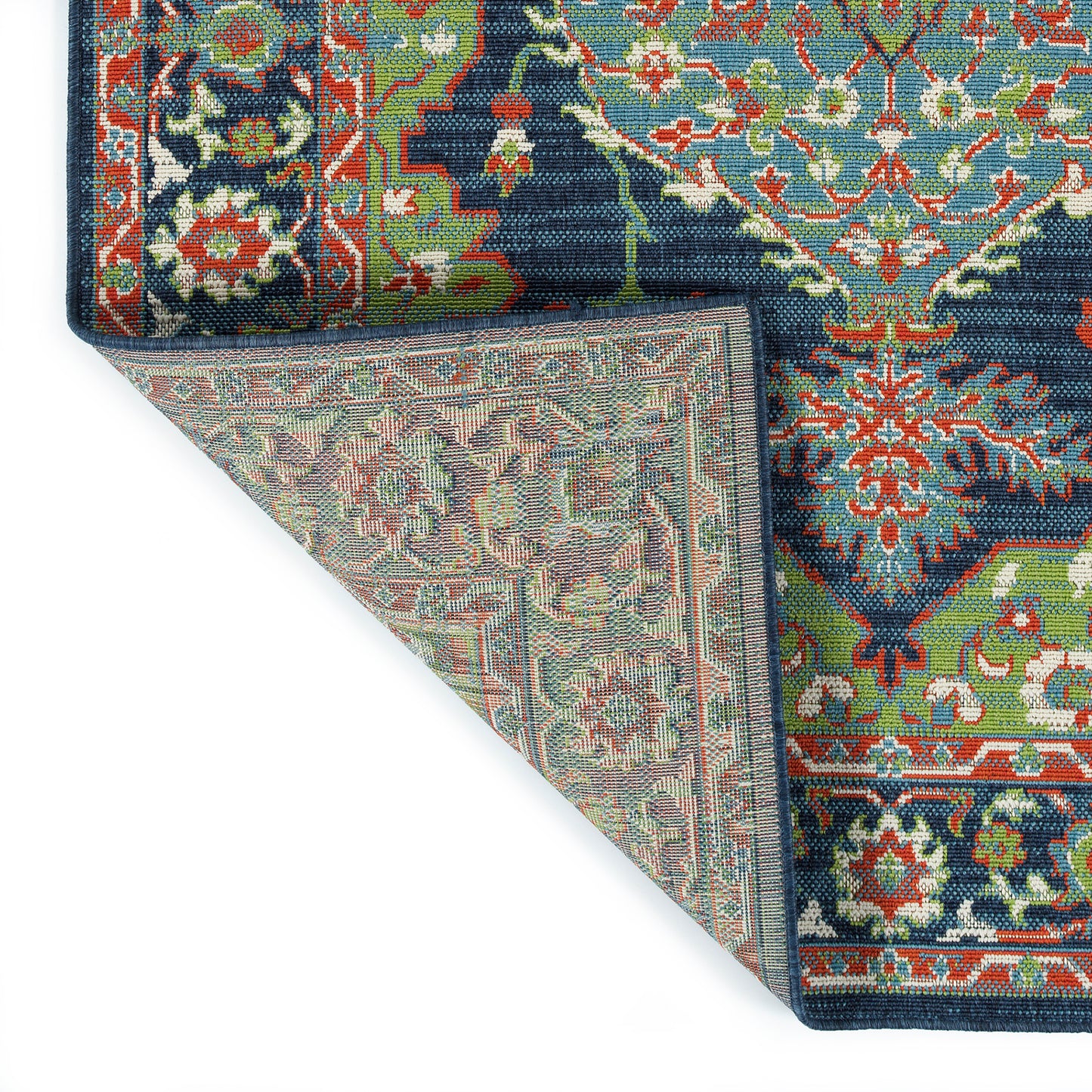 Kaleen Sunice Collection Dark Lime Green Area Rug 7'2" x 10'5"