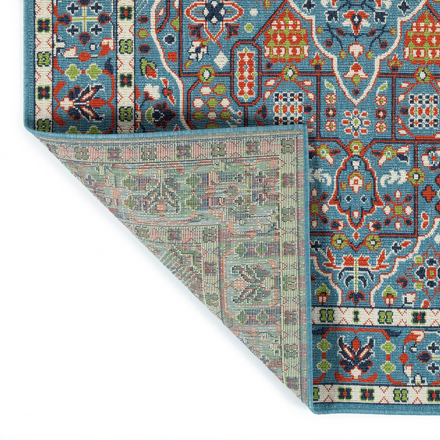 Kaleen Sunice Collection Light Light Blue Runner 2'2" x 8'
