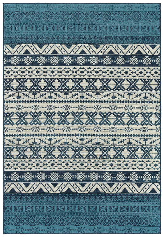 Kaleen Sunice Collection SUN08-22 Navy Area Rug 5' x 7'6"