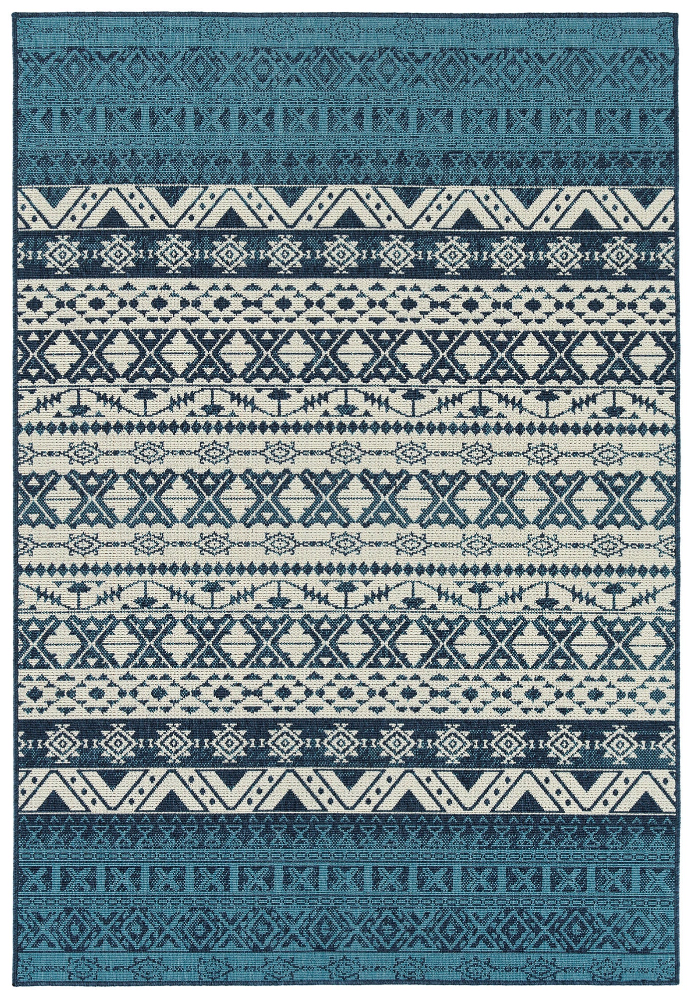 Kaleen Sunice Collection SUN08-22 Navy Runner 2'2" x 8'