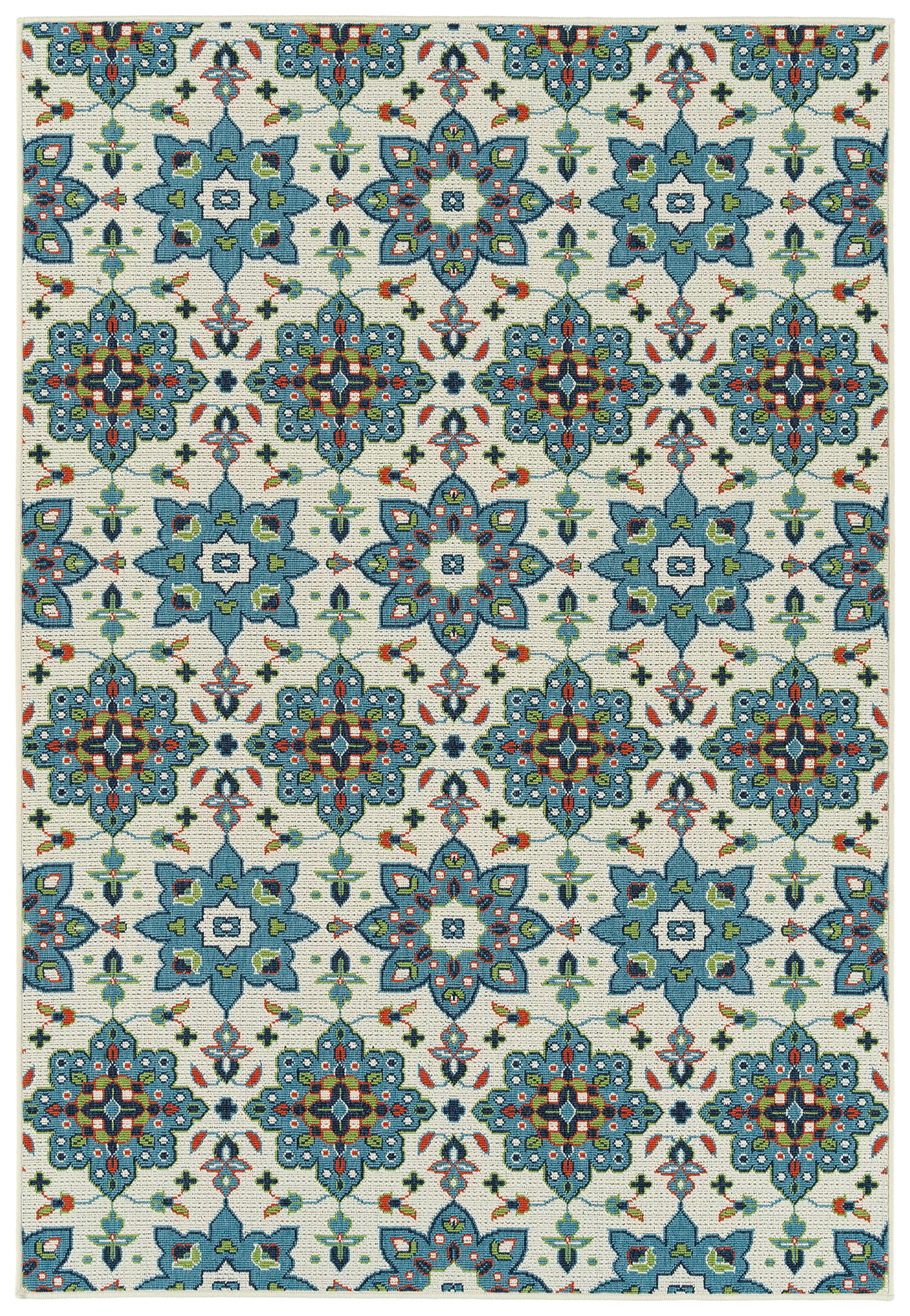 Kaleen Sunice Collection SUN10-79 Light Blue Area Rug 3'6" x 5'6"