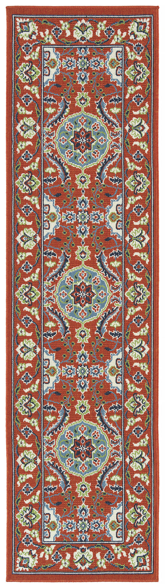 Kaleen Sunice Collection SUN11-32 Tangerine Runner 2'2" x 8'
