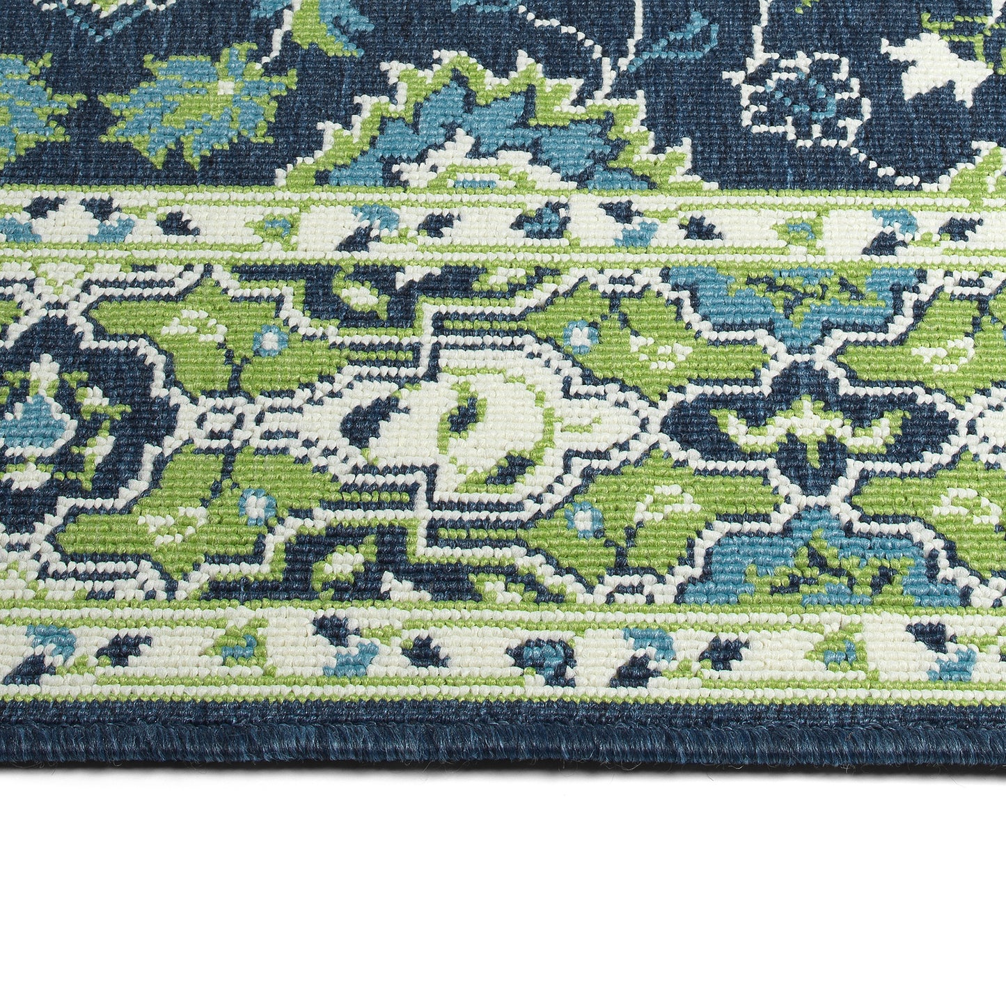 Kaleen Sunice Collection SUN13-22 Navy Throw Rug 1'9" x 3'