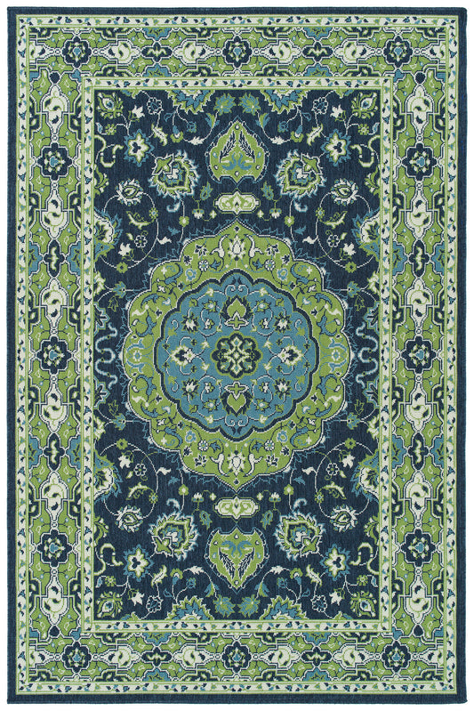 Kaleen Sunice Collection SUN13-22 Navy Area Rug 7'2" x 10'5"
