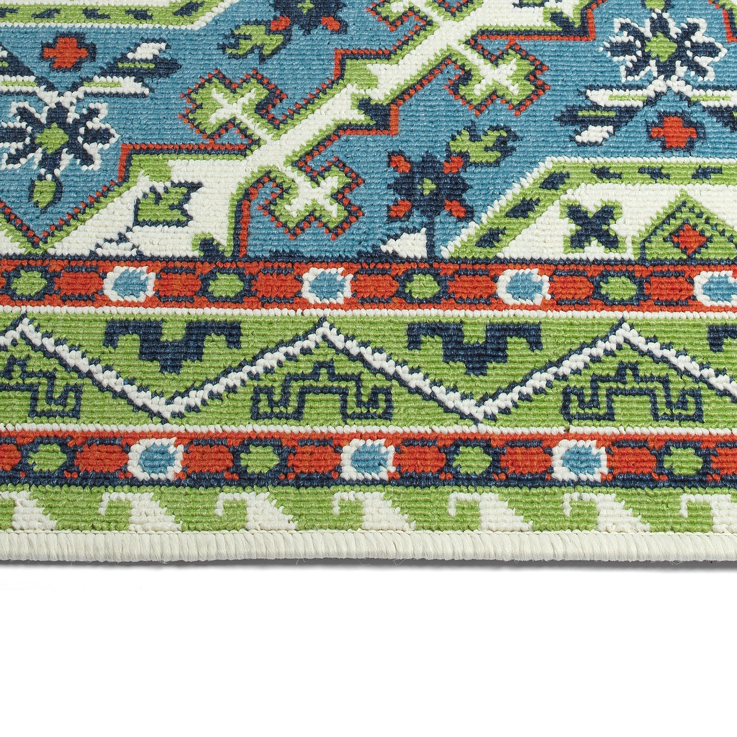 Kaleen Sunice Collection SUN14-79 Light Blue Throw Rug 2'5" x 3'9"