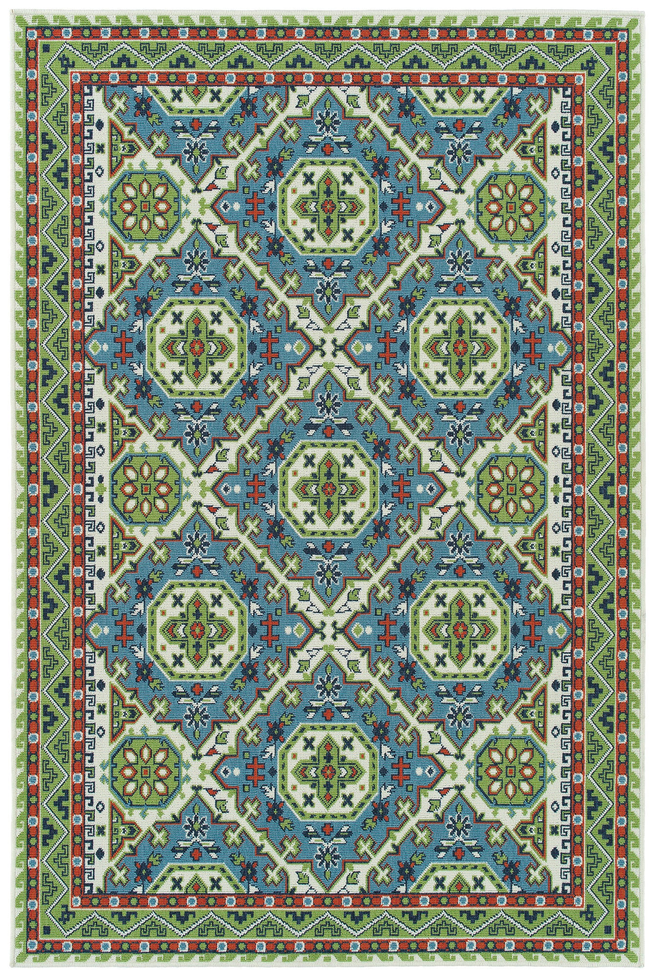 Kaleen Sunice Collection SUN14-79 Light Blue Throw Rug 1'9" x 3'