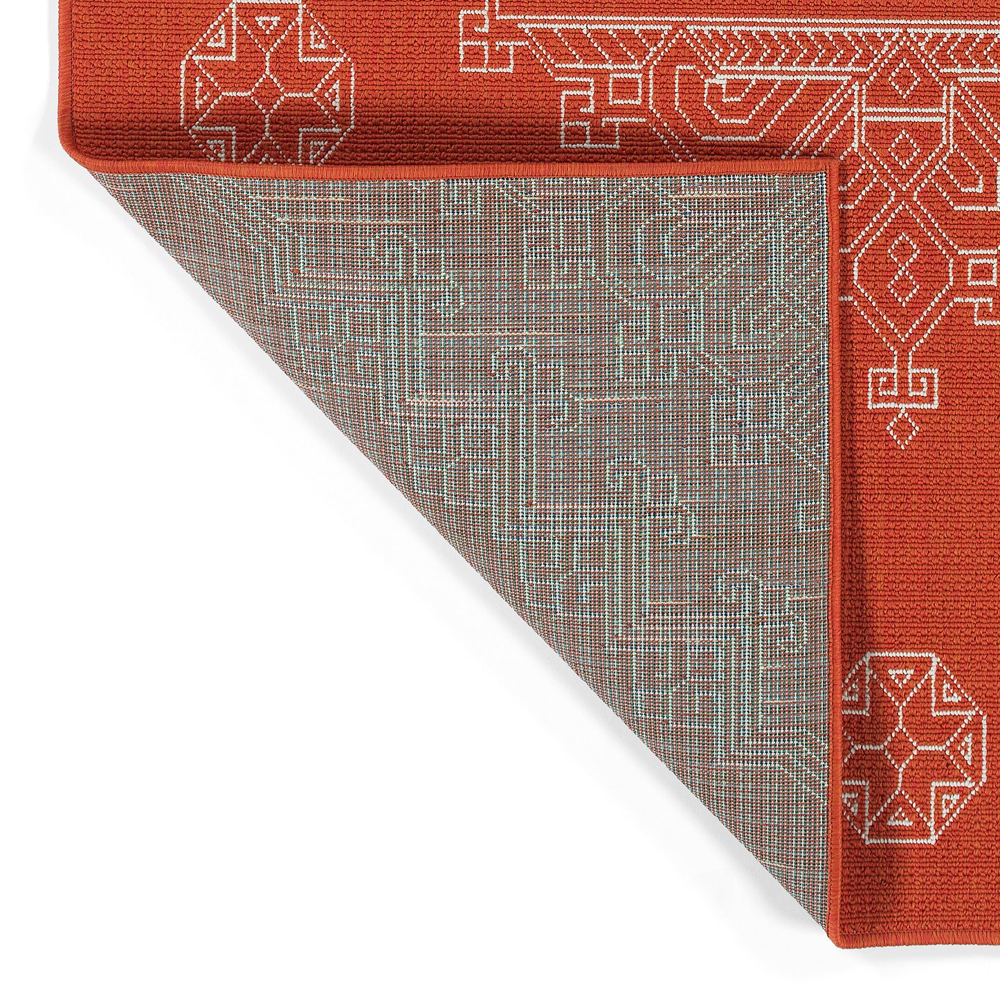 Kaleen Sunice Collection SUN15-32 Tangerine Area Rug 5' x 7'6"