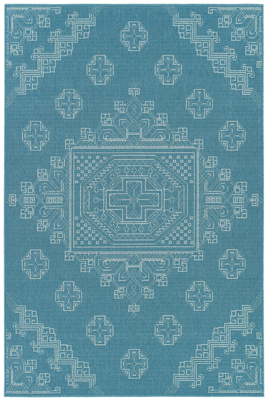 Kaleen Sunice Collection SUN15-79 Light Blue Area Rug 5' x 7'6"