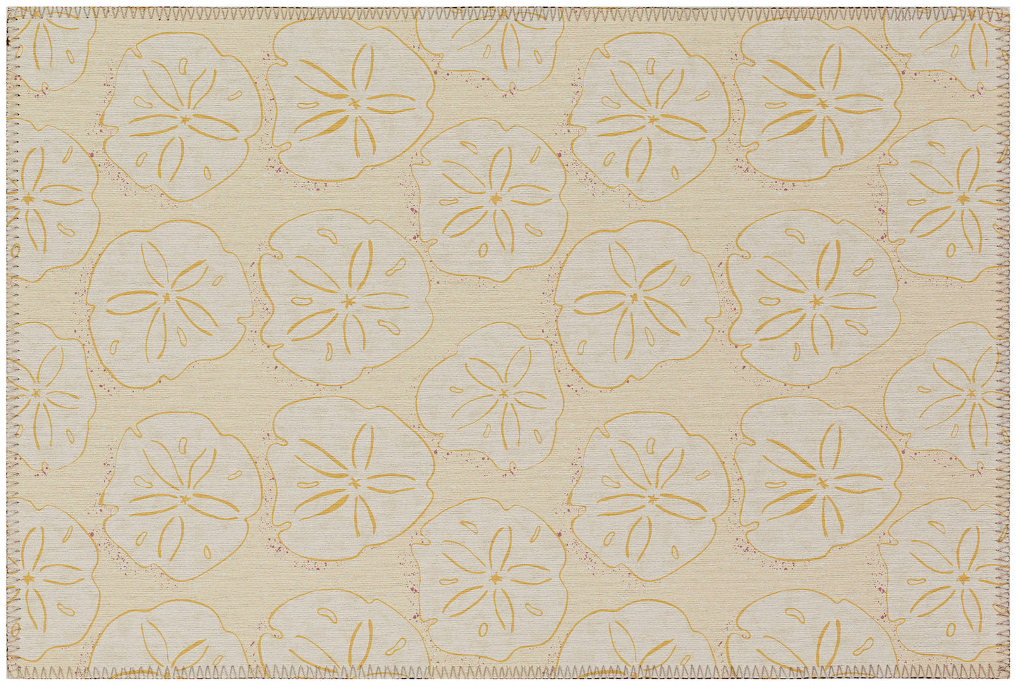 Indoor/Outdoor Seabreeze SZ10 Ivory Washable 1'8" x 2'6" Rug