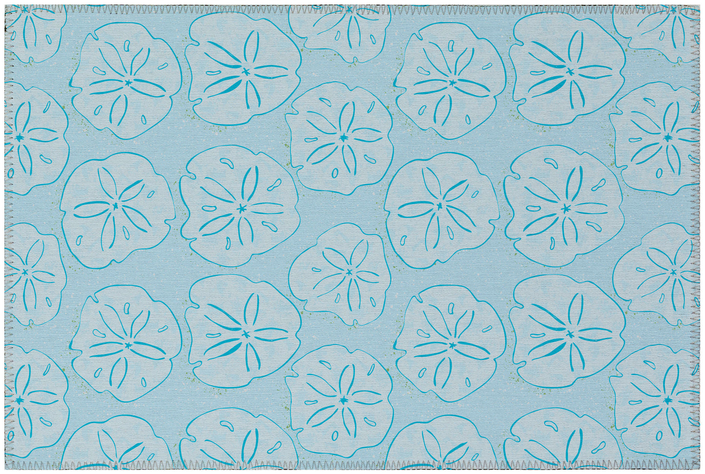 Indoor/Outdoor Seabreeze SZ10 Sky Washable 1'8" x 2'6" Rug