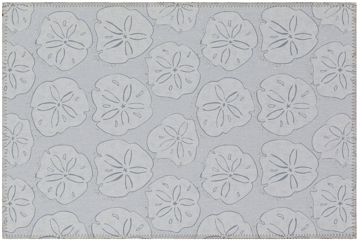 Indoor/Outdoor Seabreeze SZ10 Silver Washable 1'8" x 2'6" Rug