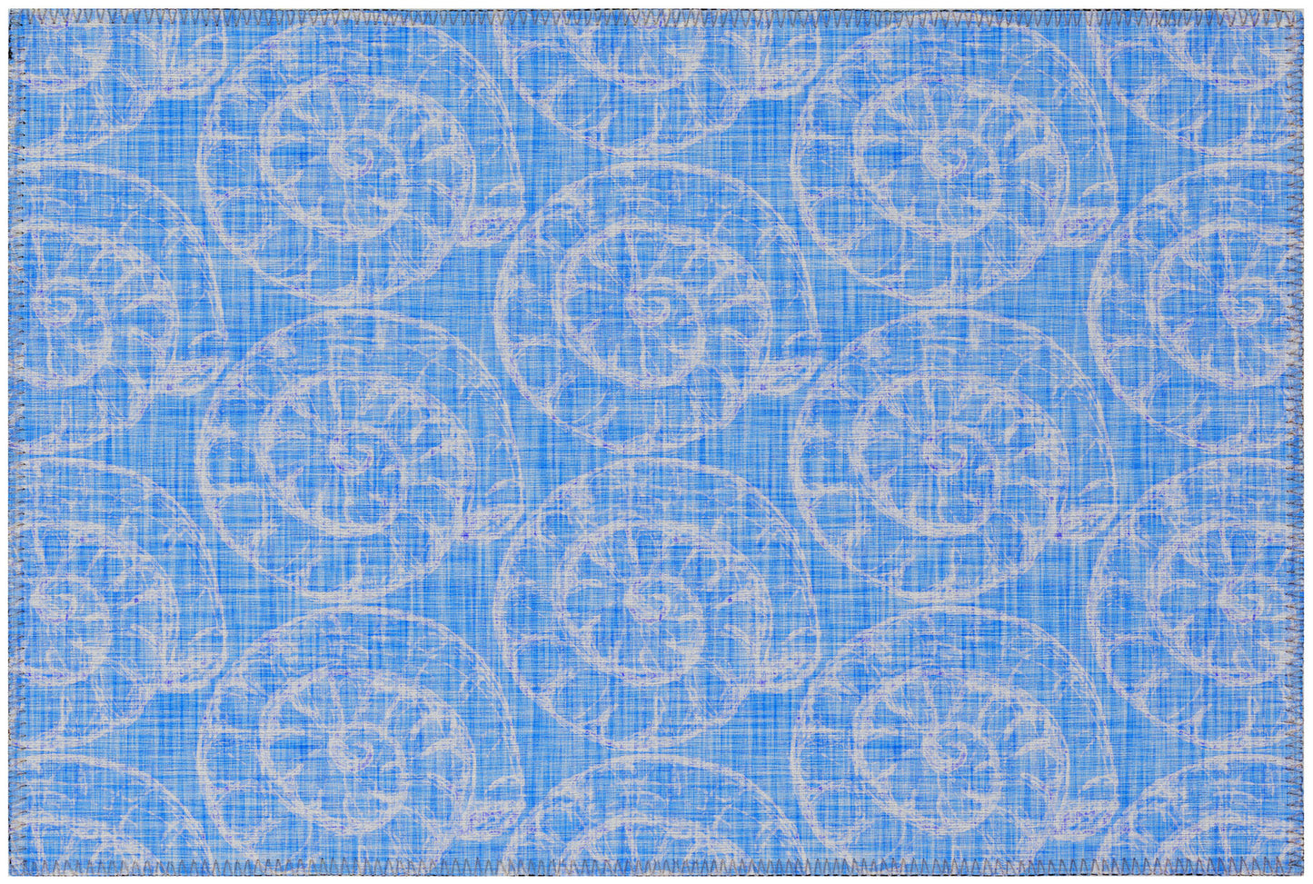 Indoor/Outdoor Seabreeze SZ11 Cobalt Washable 1'8" x 2'6" Rug