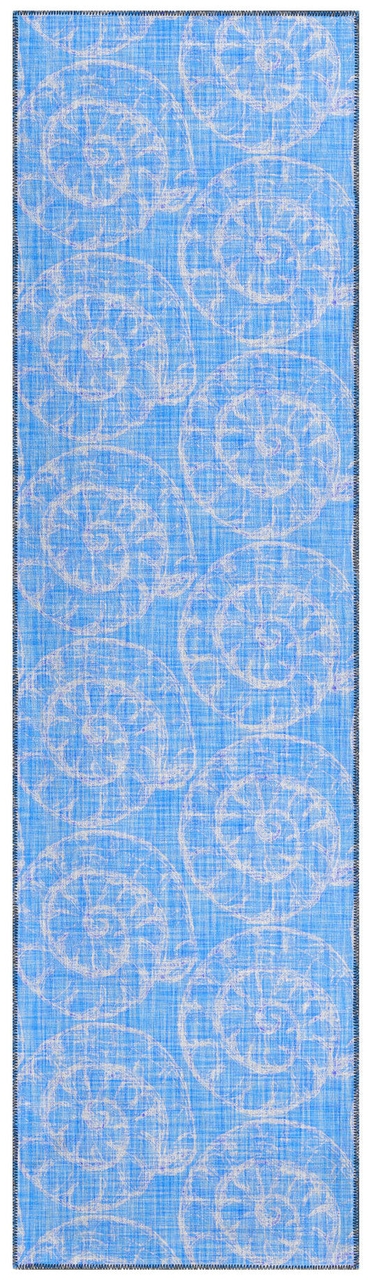 Indoor/Outdoor Seabreeze SZ11 Cobalt Washable 2'3" x 7'6" Runner Rug