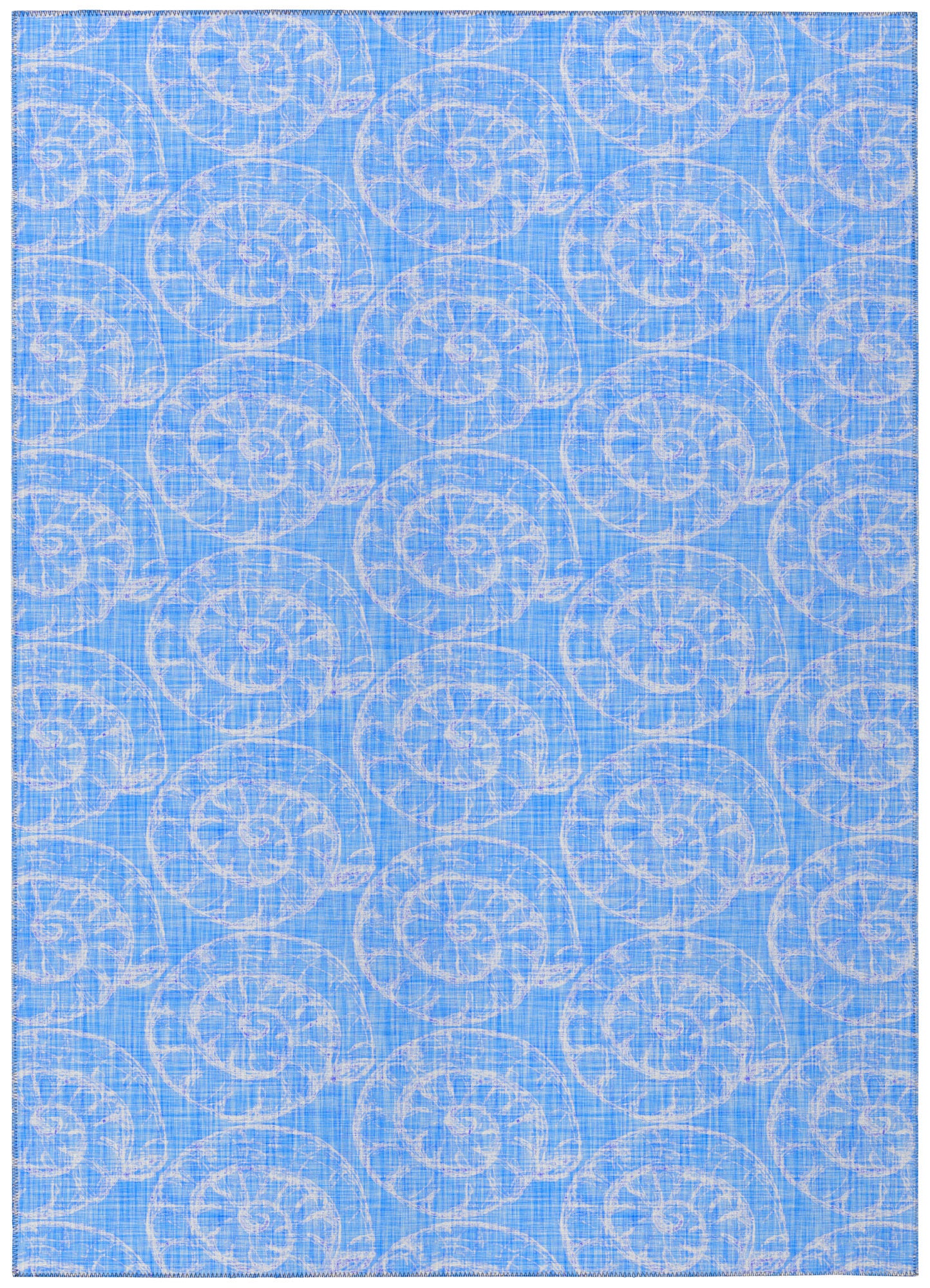 Indoor/Outdoor Seabreeze SZ11 Cobalt Washable 8' x 10' Rug