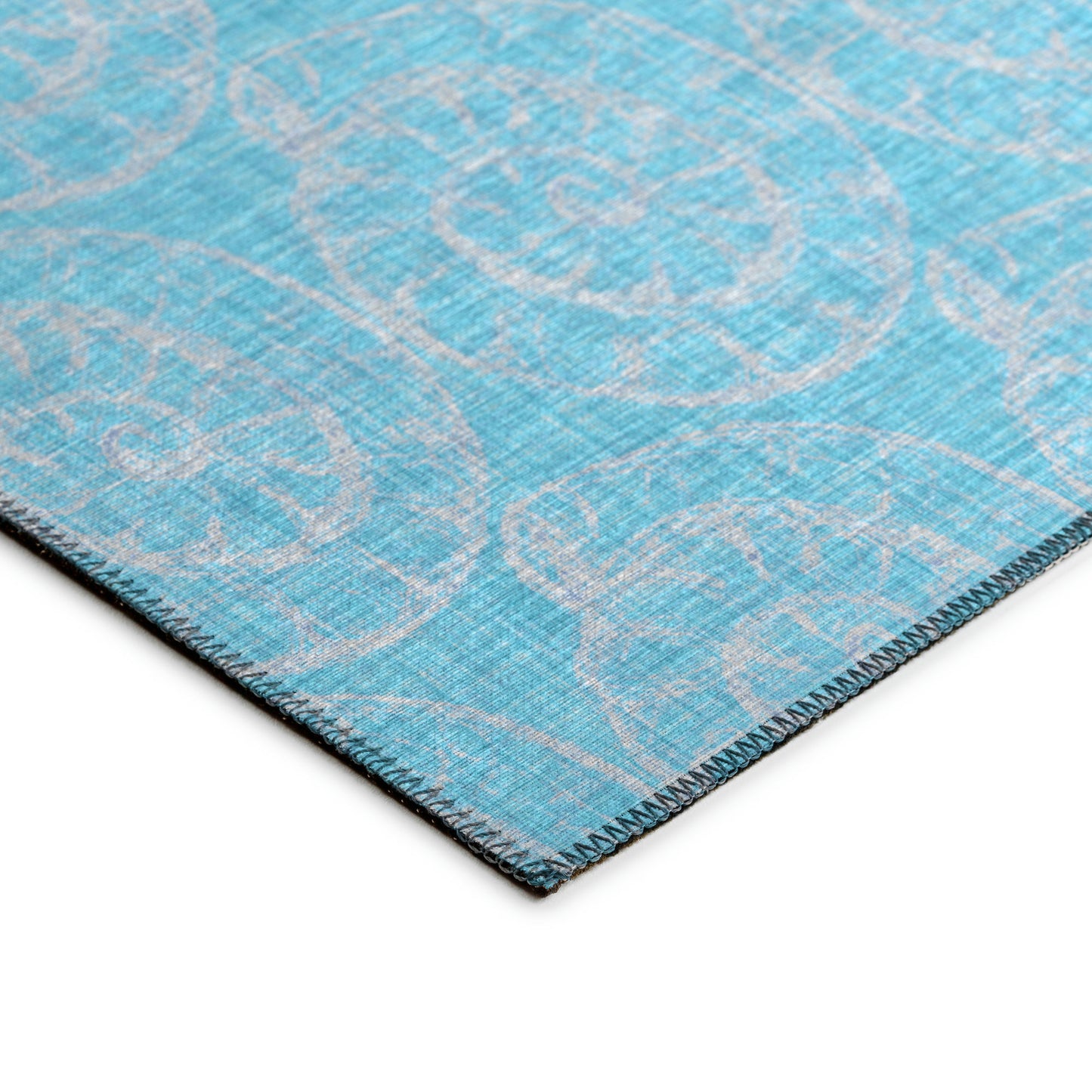Indoor/Outdoor Seabreeze SZ11 Poolside Washable 10' x 14' Rug
