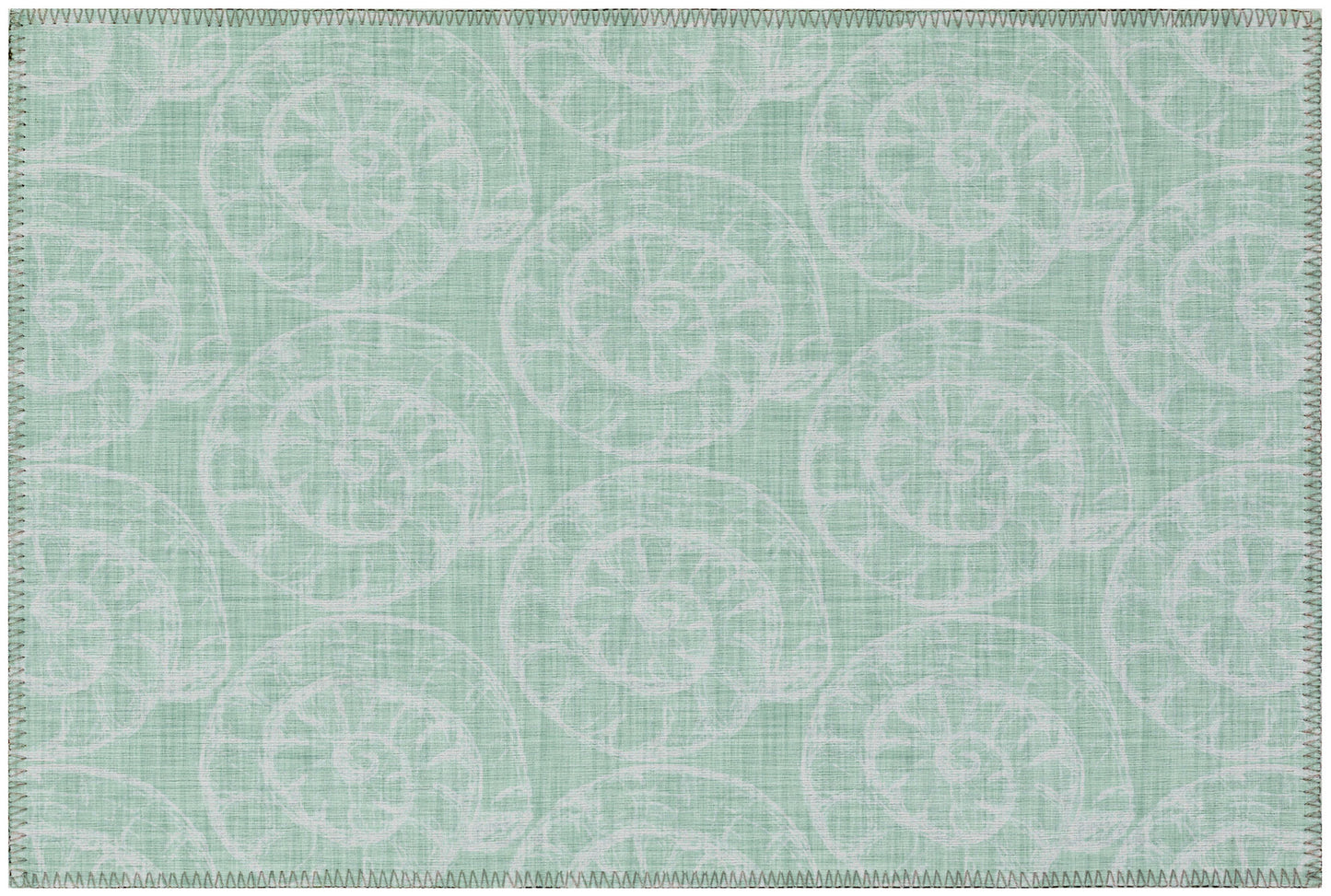 Indoor/Outdoor Seabreeze SZ11 Sage Washable 1'8" x 2'6" Rug