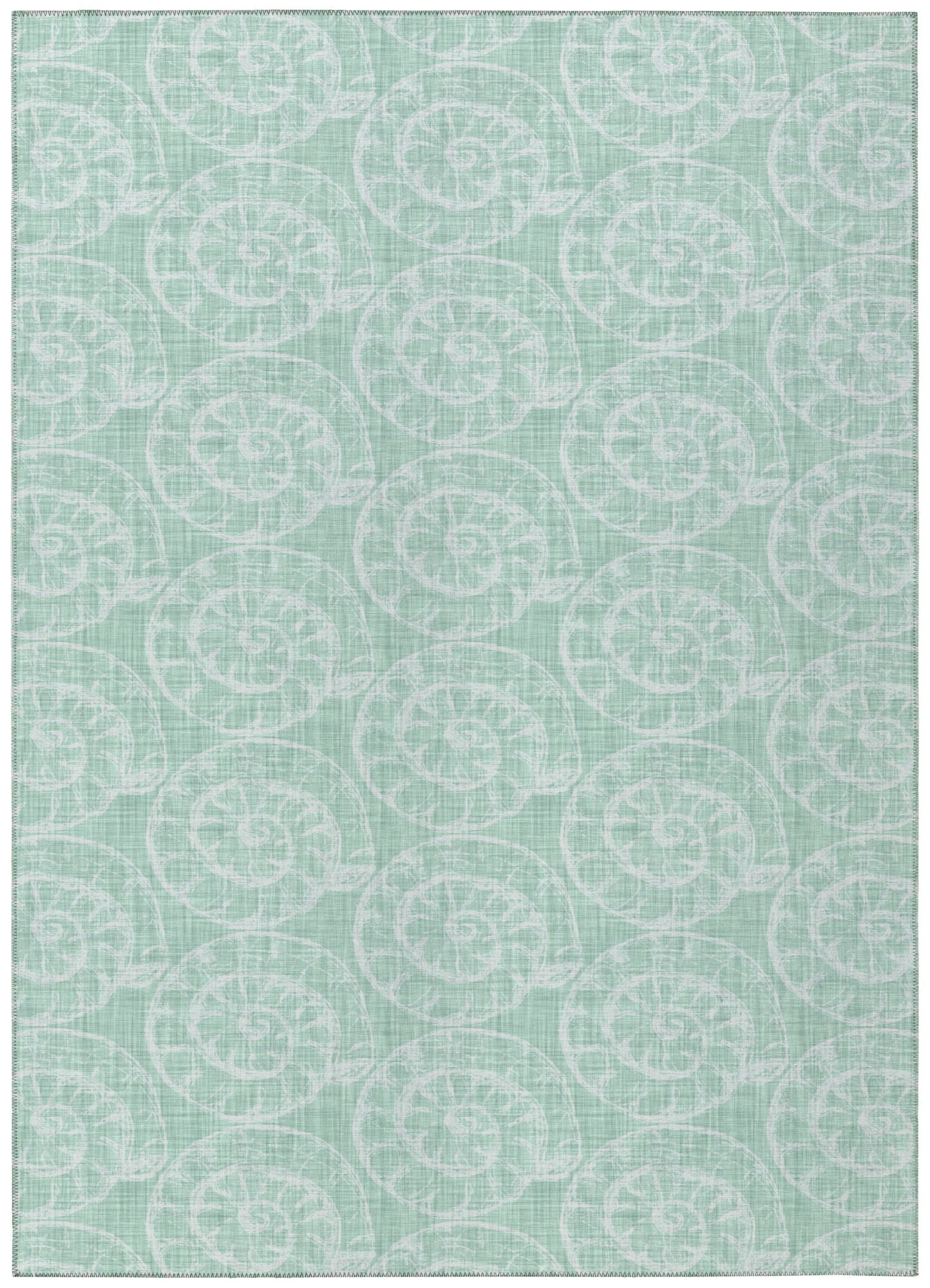 Indoor/Outdoor Seabreeze SZ11 Sage Washable 3' x 5' Rug