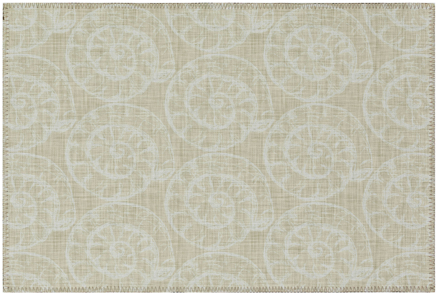 Indoor/Outdoor Seabreeze SZ11 Taupe Washable 1'8" x 2'6" Rug