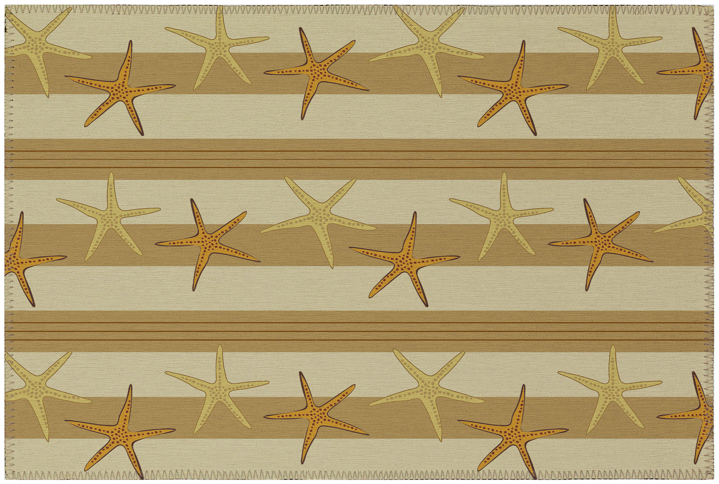 Indoor/Outdoor Seabreeze SZ12 Beige Washable 1'8" x 2'6" Rug