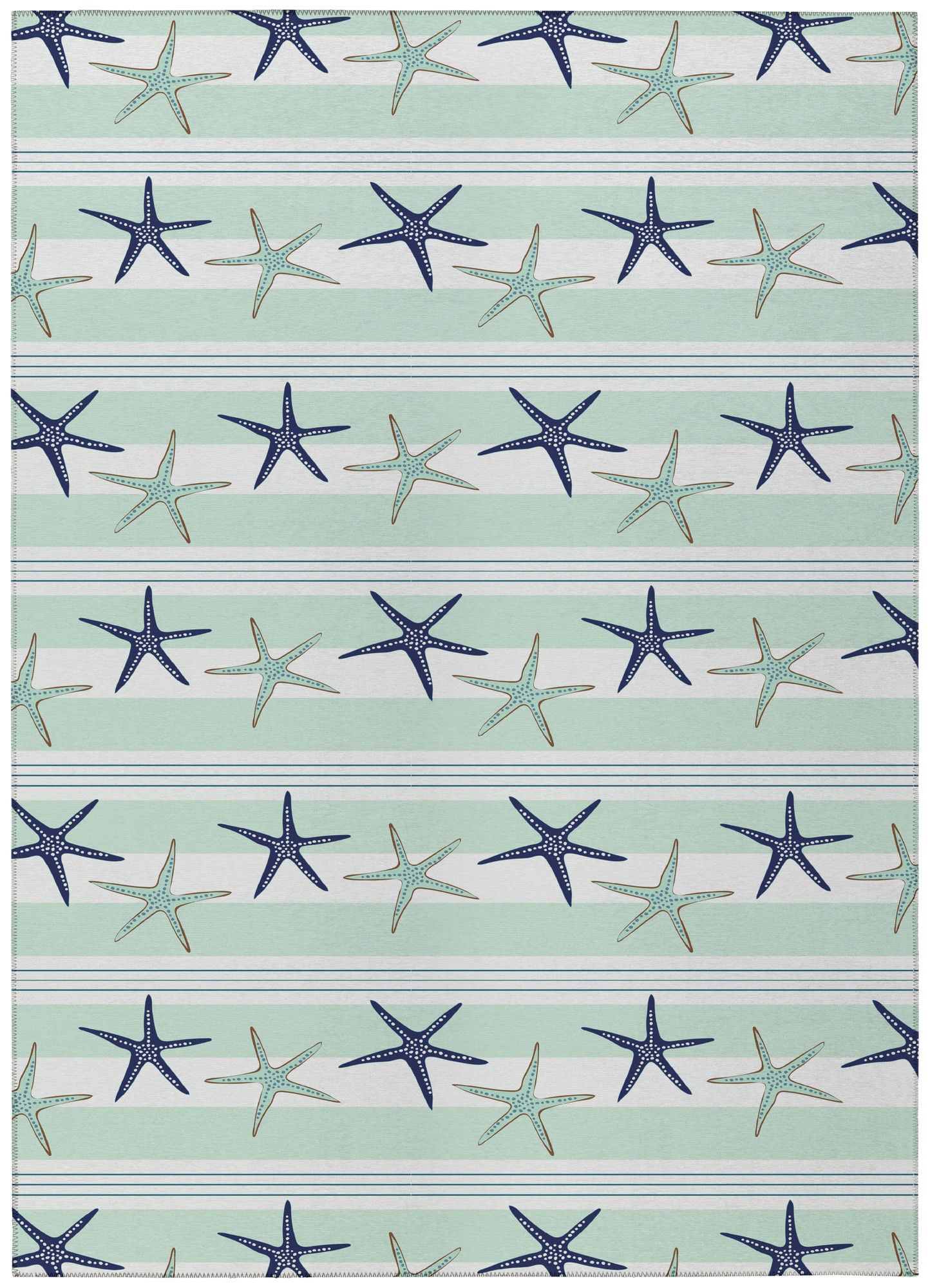 Indoor/Outdoor Seabreeze SZ12 Mist Washable 10' x 14' Rug