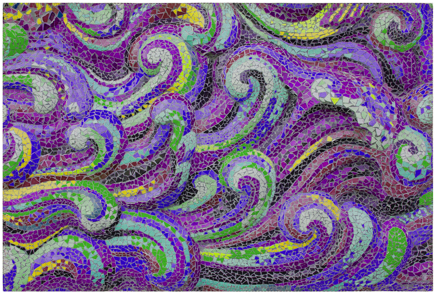 Indoor/Outdoor Seabreeze SZ14 Violet Washable 1'8" x 2'6" Rug