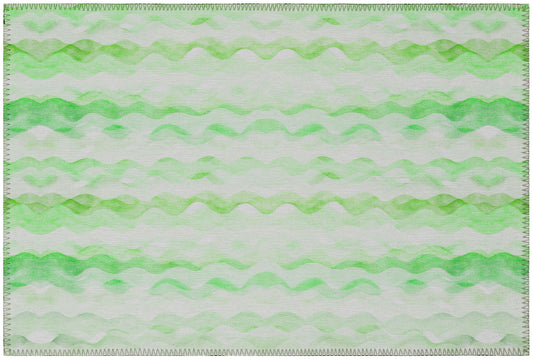 Indoor/Outdoor Seabreeze SZ16 Cactus Washable 1'8" x 2'6" Rug