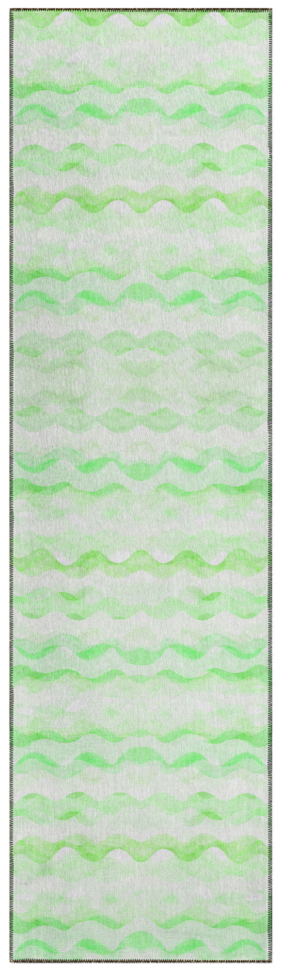 Indoor/Outdoor Seabreeze SZ16 Cactus Washable 2'3" x 7'6" Runner Rug