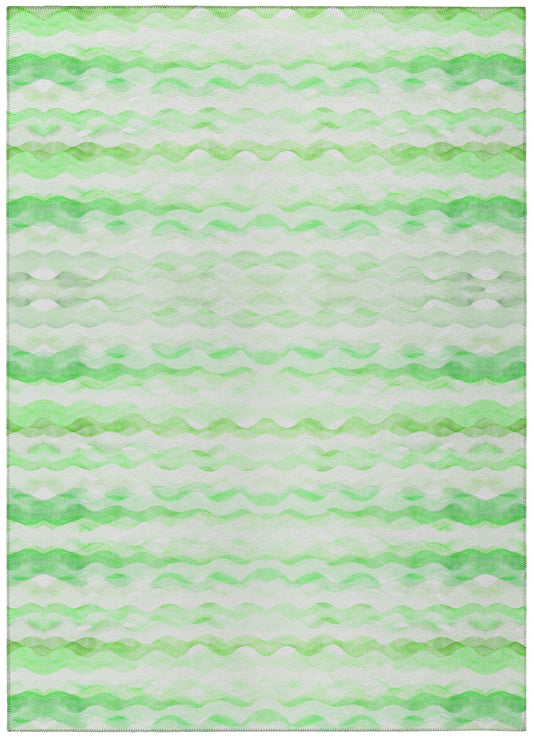 Indoor/Outdoor Seabreeze SZ16 Cactus Washable 8' x 10' Rug