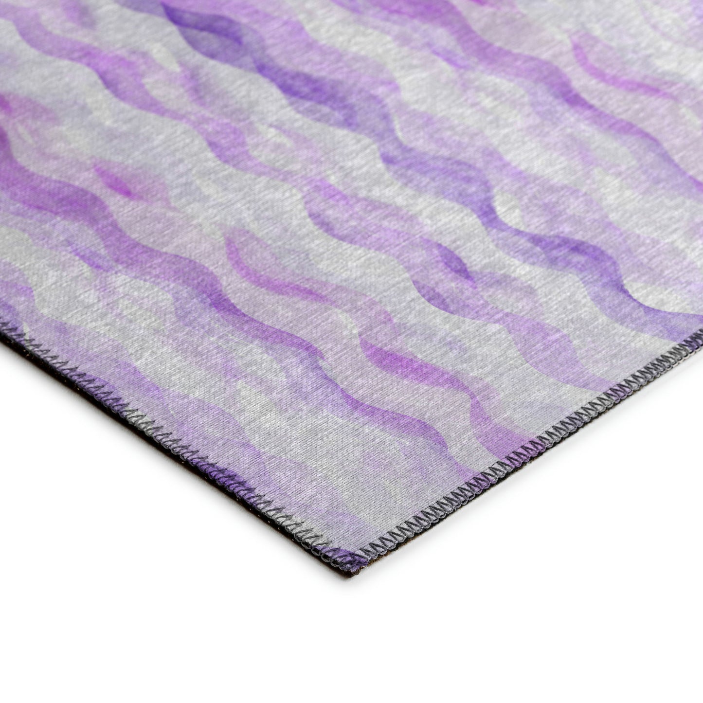 Indoor/Outdoor Seabreeze SZ16 Violet Washable 1'8" x 2'6" Rug