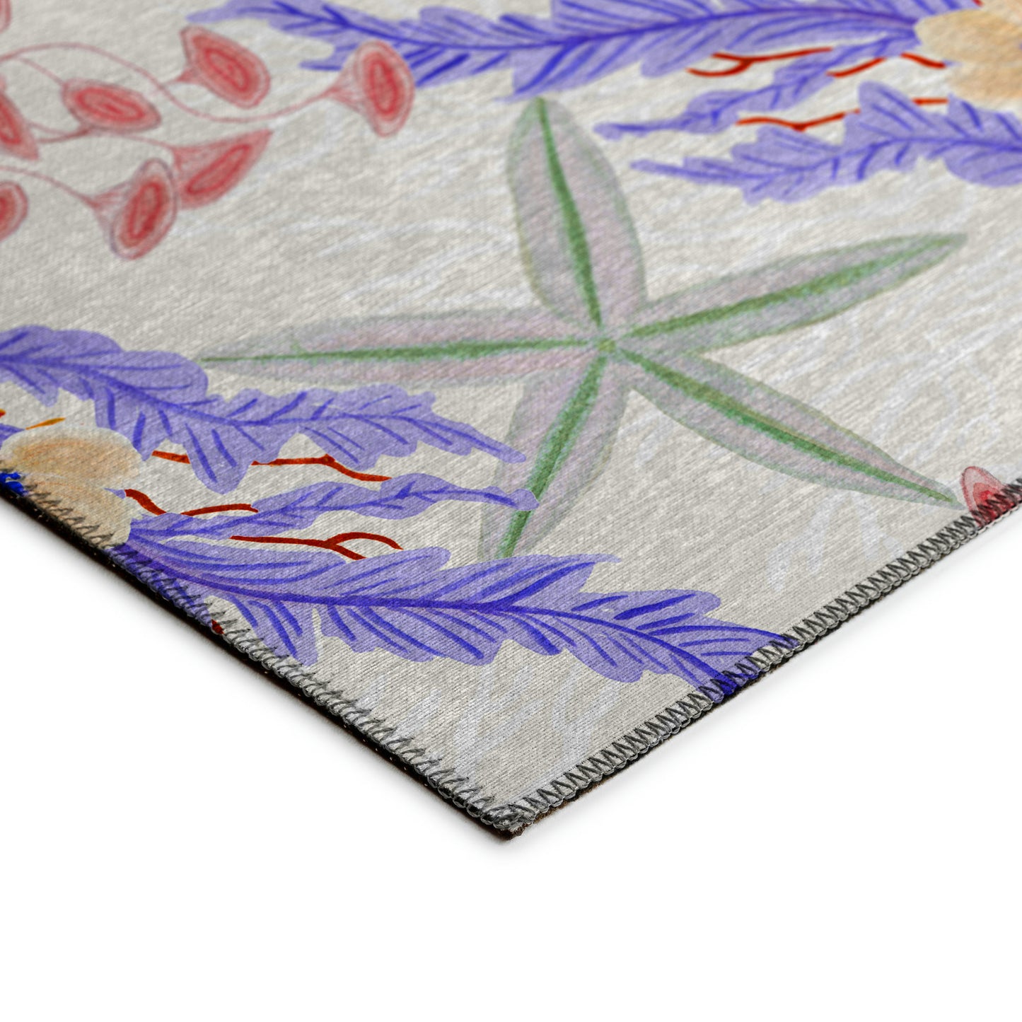 Indoor/Outdoor Seabreeze SZ1 Ivory Washable 3' x 5' Rug