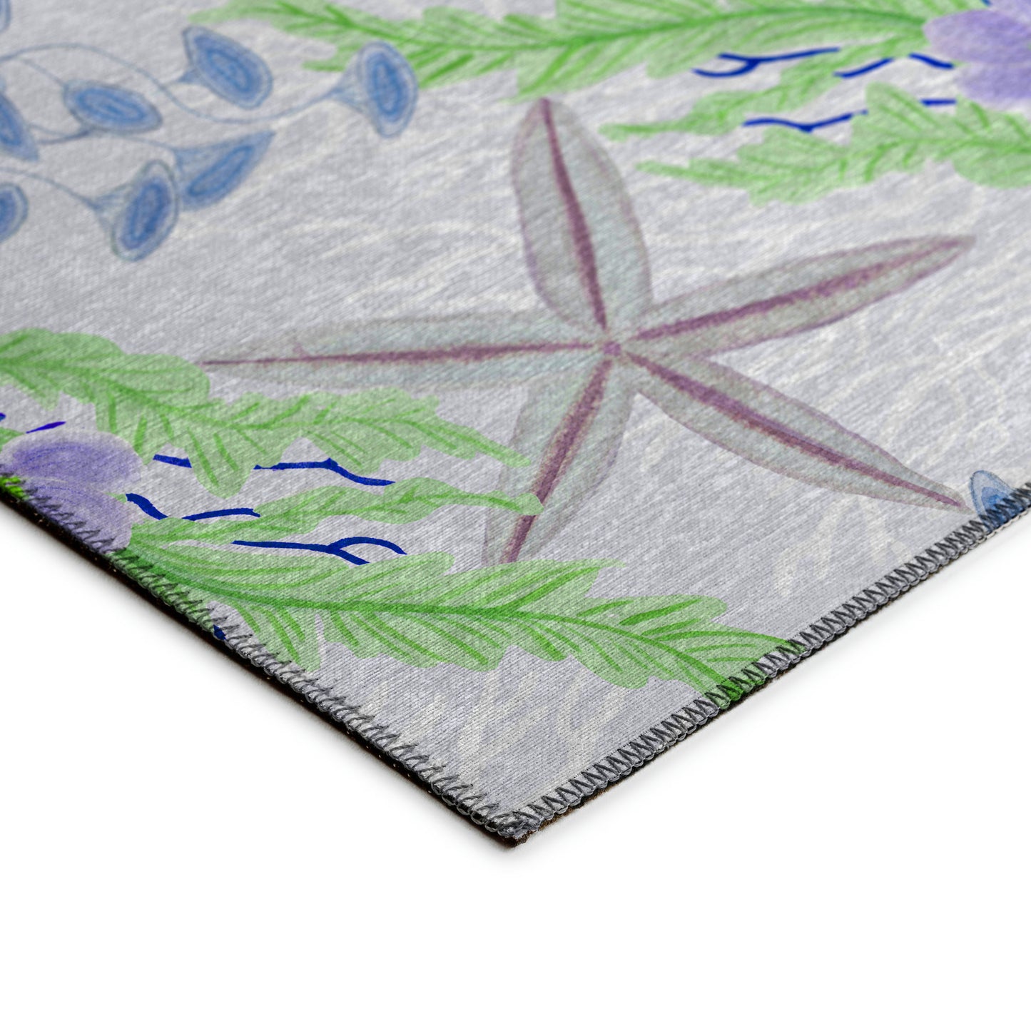 Indoor/Outdoor Seabreeze SZ1 Lavender Washable 5' x 7'6" Rug