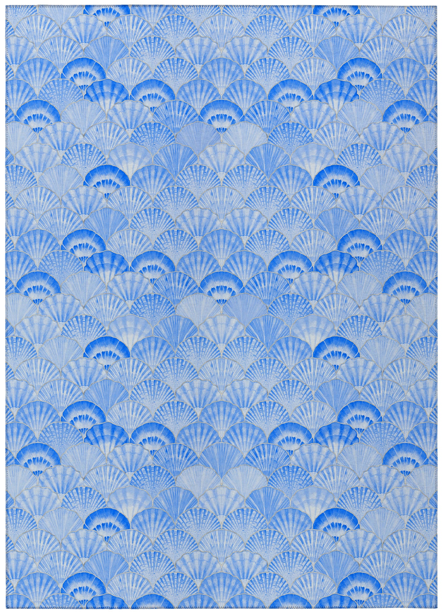 Indoor/Outdoor Seabreeze SZ2 Navy Washable 10' x 14' Rug