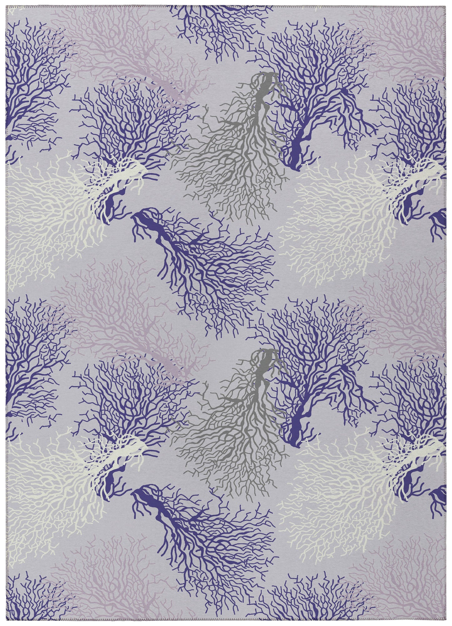 Indoor/Outdoor Seabreeze SZ3 Lavender Washable 10' x 14' Rug