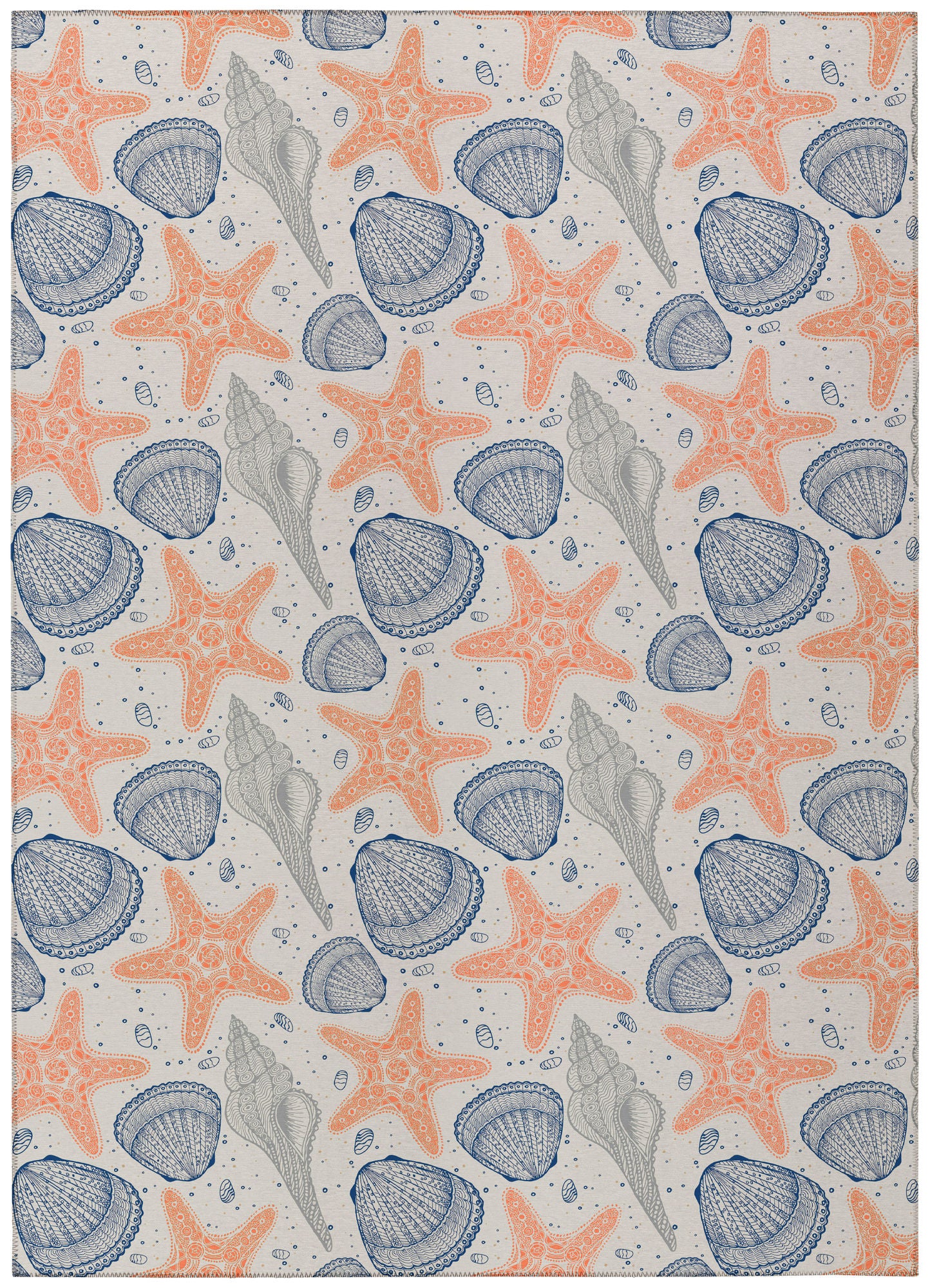 Indoor/Outdoor Seabreeze SZ4 Flax Washable 10' x 14' Rug