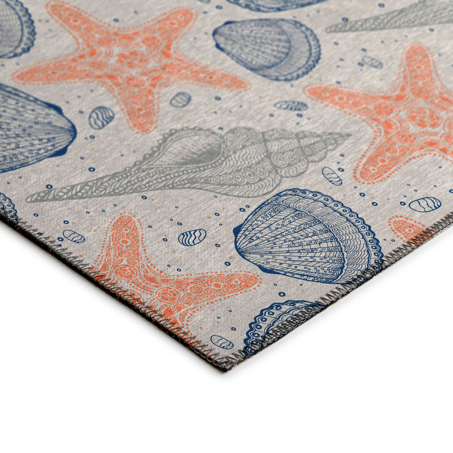 Indoor/Outdoor Seabreeze SZ4 Flax Washable 8' x 10' Rug