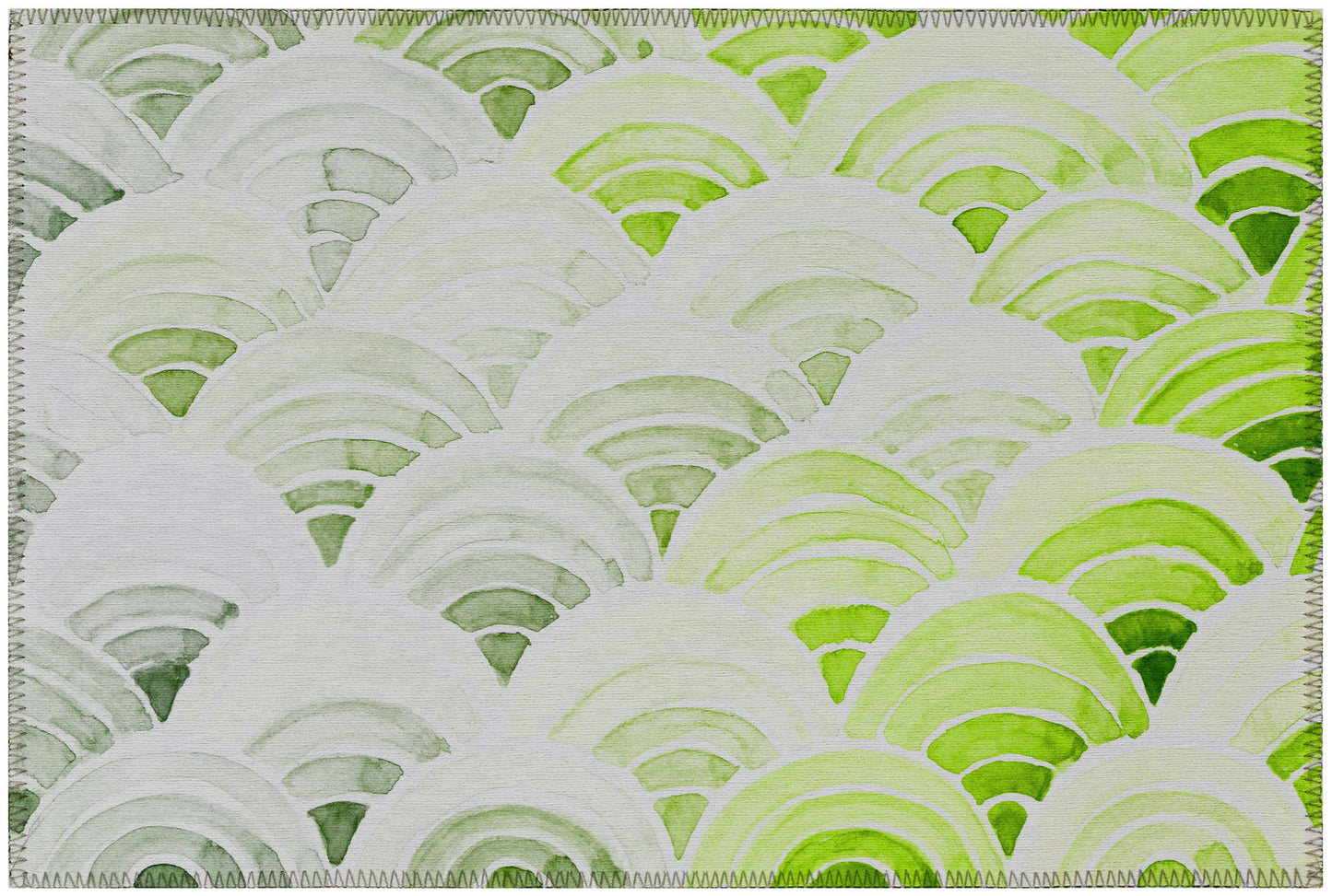 Indoor/Outdoor Seabreeze SZ5 Lime-In Washable 1'8" x 2'6" Rug
