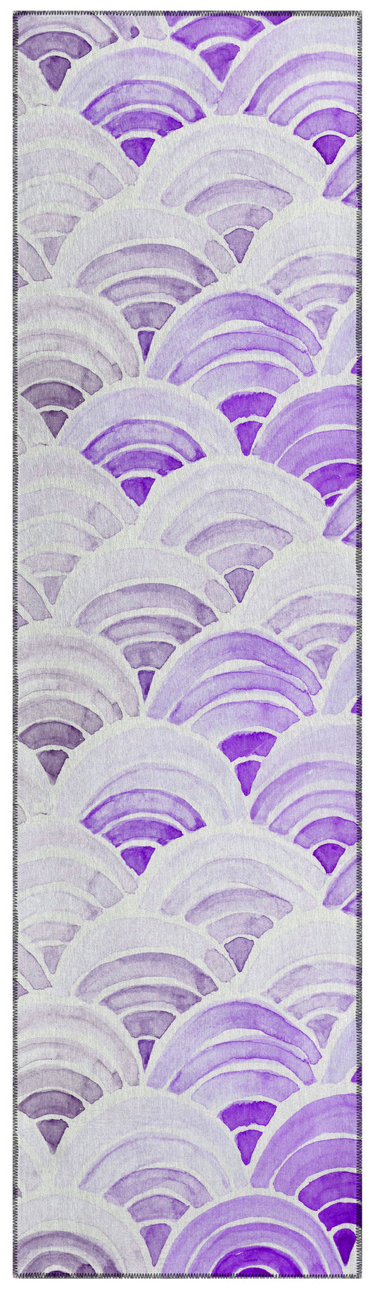 Indoor/Outdoor Seabreeze SZ5 Violet Washable 2'3" x 7'6" Runner Rug