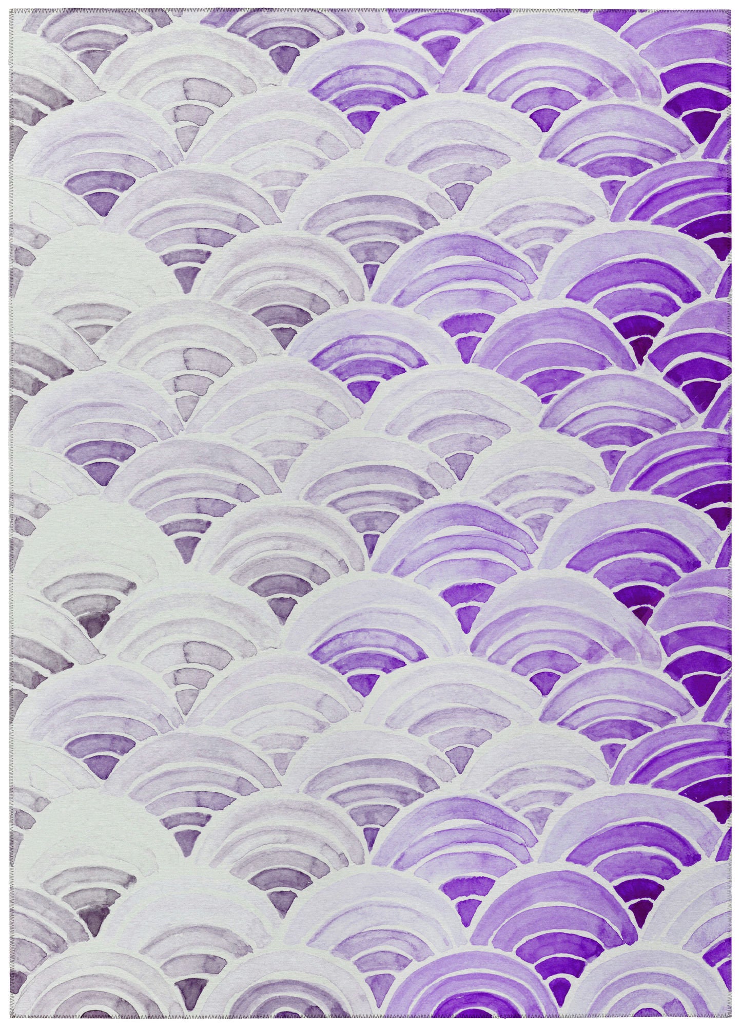 Indoor/Outdoor Seabreeze SZ5 Violet Washable 8' x 8' Round Rug