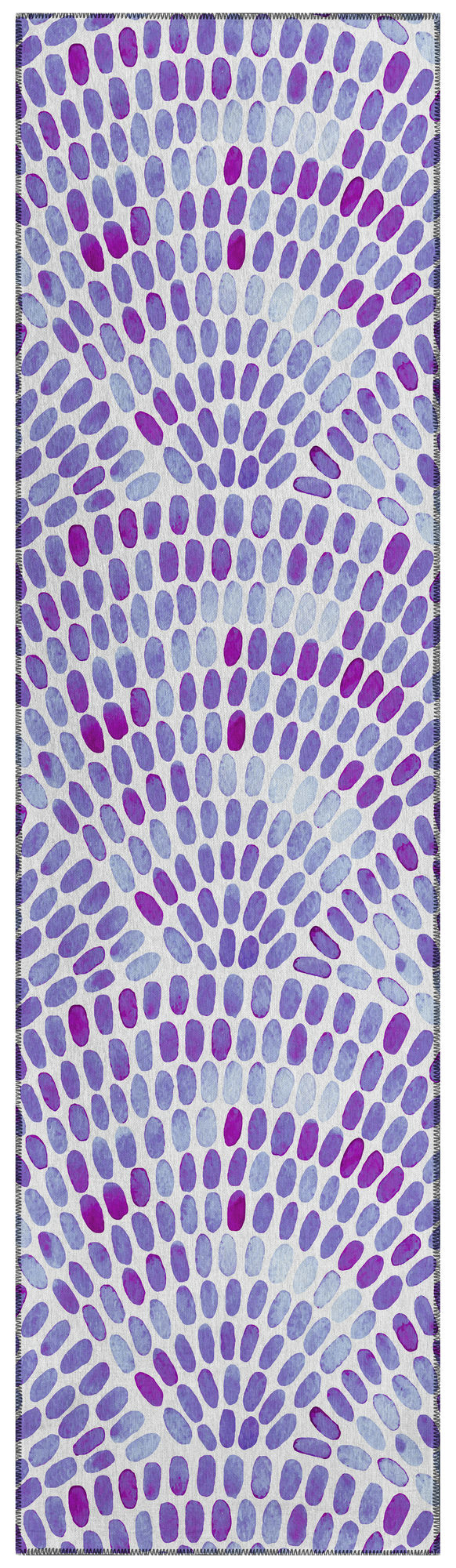 Indoor/Outdoor Seabreeze SZ7 Lavender Washable 2'3" x 7'6" Runner Rug