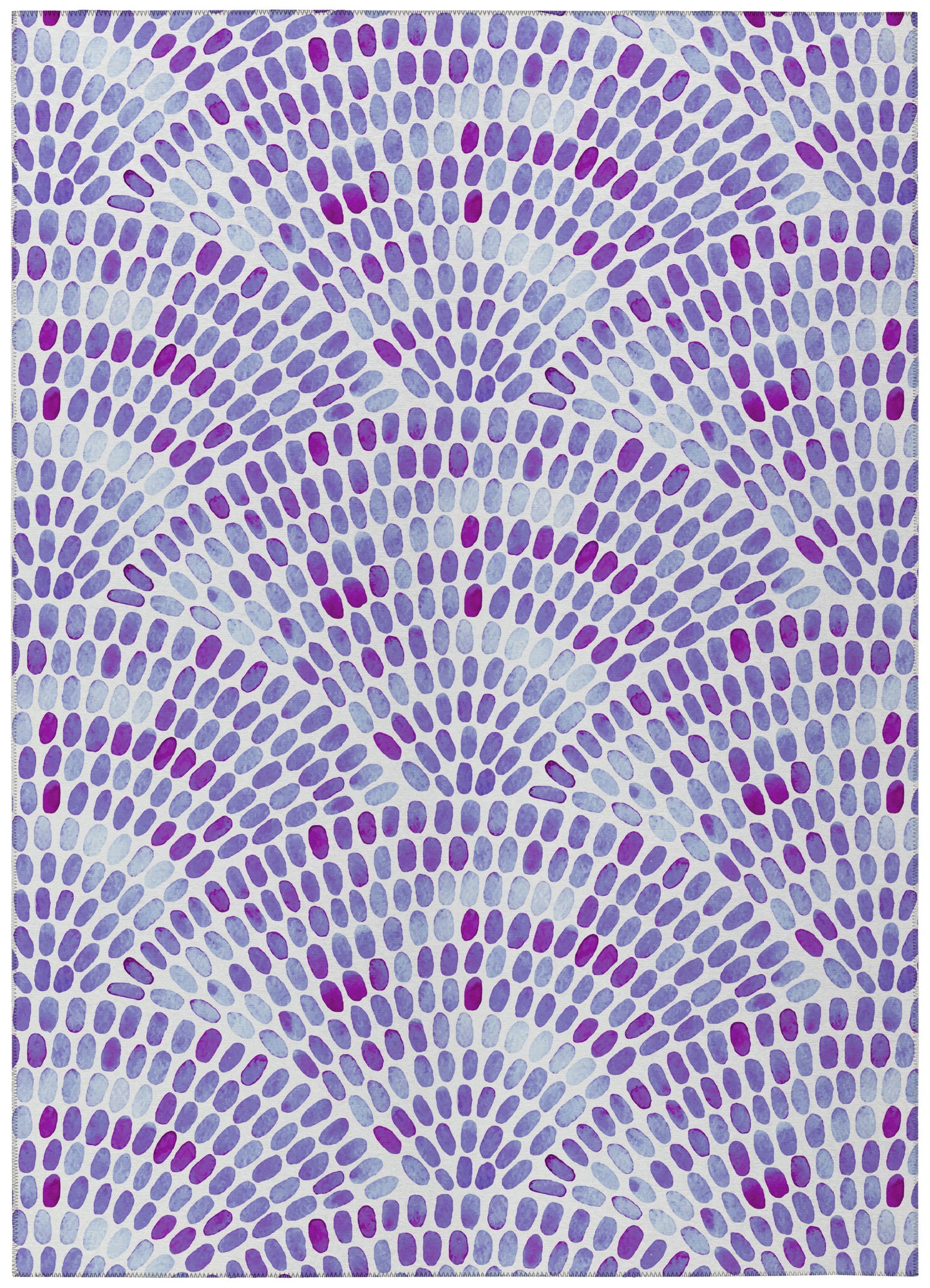 Indoor/Outdoor Seabreeze SZ7 Lavender Washable 3' x 5' Rug