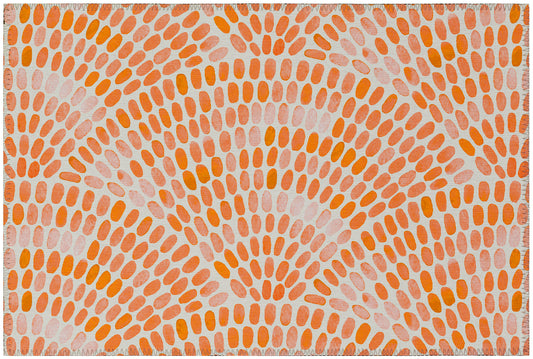 Indoor/Outdoor Seabreeze SZ7 Salmon Washable 1'8" x 2'6" Rug
