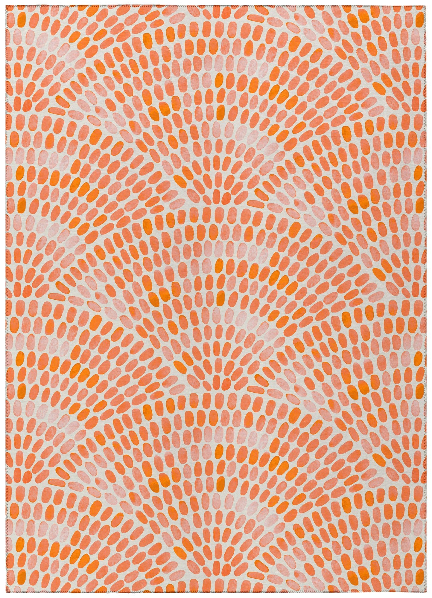 Indoor/Outdoor Seabreeze SZ7 Salmon Washable 5' x 7'6" Rug