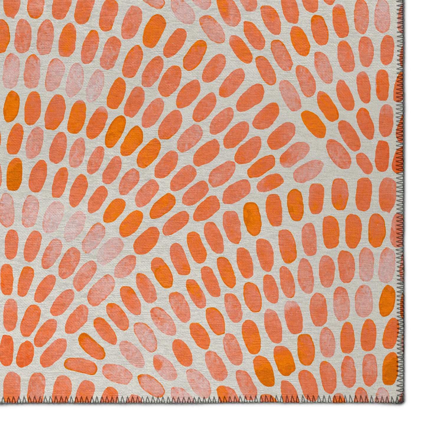 Indoor/Outdoor Seabreeze SZ7 Salmon Washable 5' x 7'6" Rug
