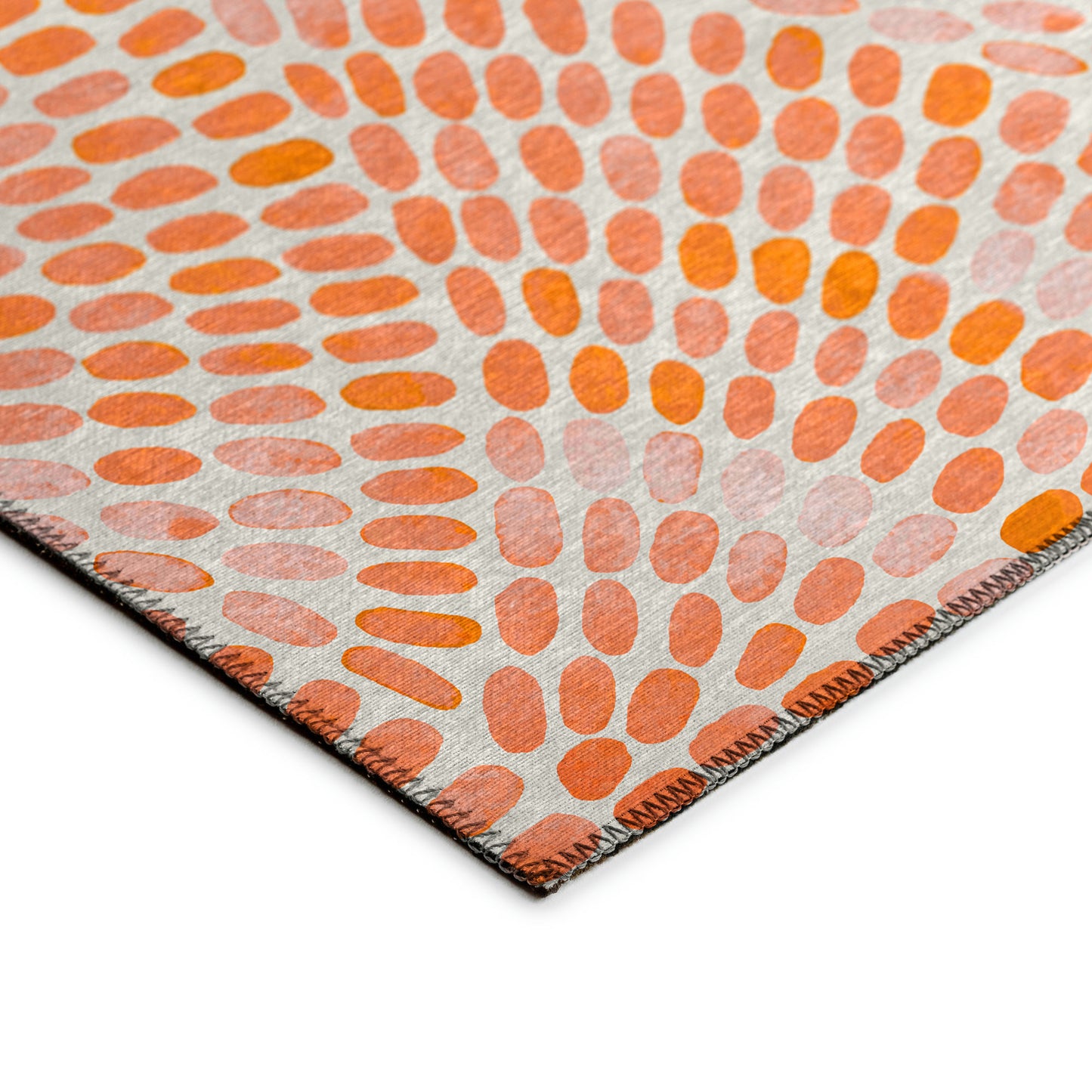 Indoor/Outdoor Seabreeze SZ7 Salmon Washable 8' x 10' Rug