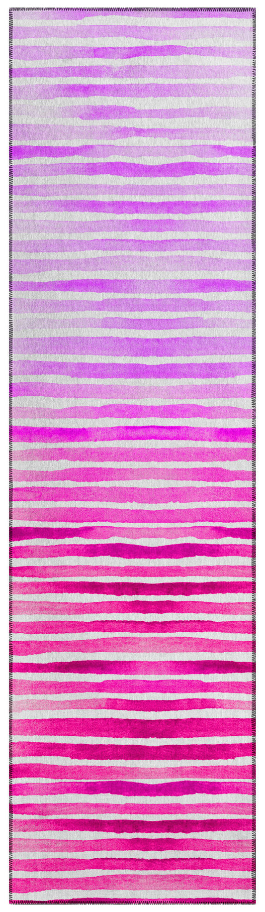 Indoor/Outdoor Seabreeze SZ8 Blush Washable 2'3" x 7'6" Runner Rug