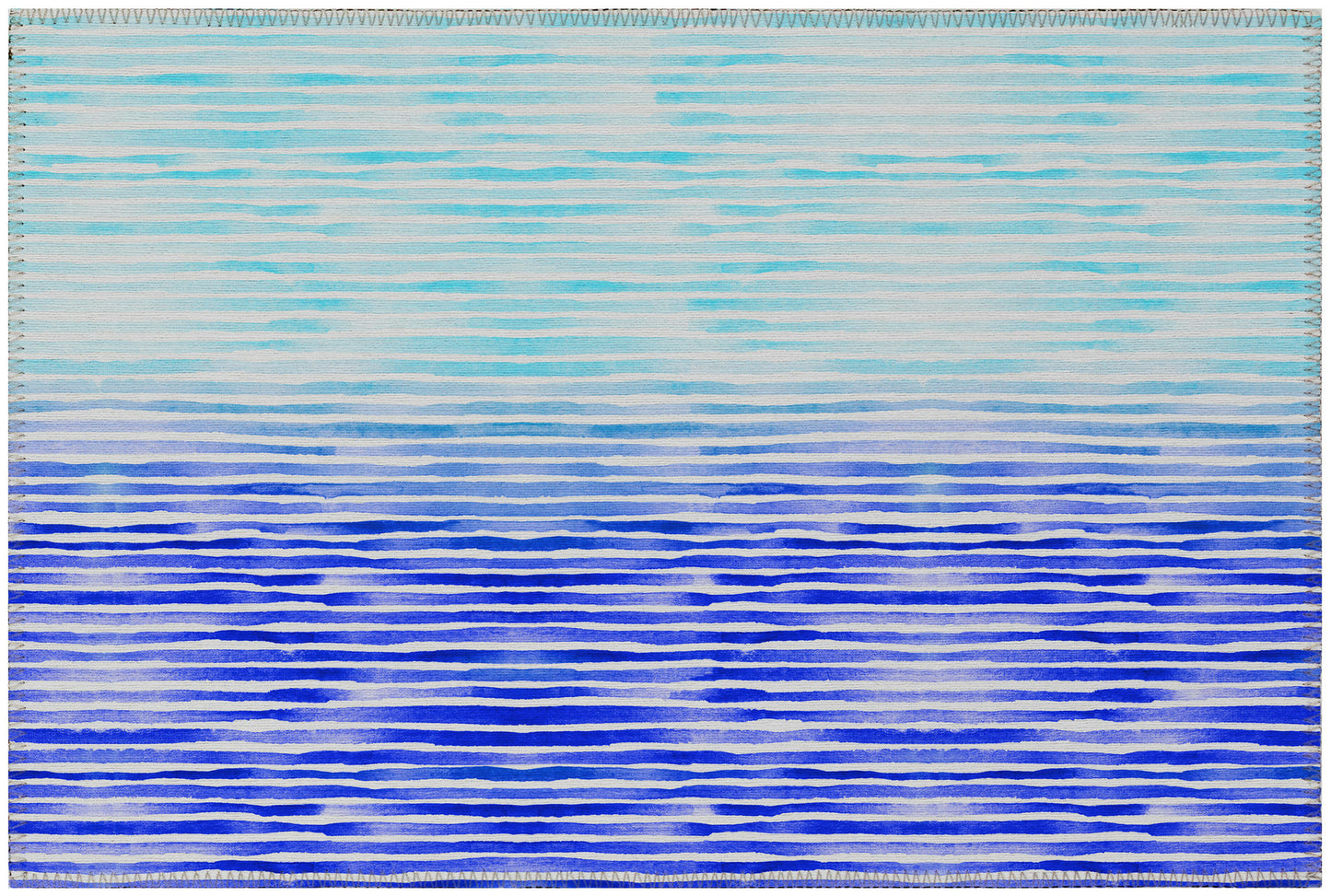 Indoor/Outdoor Seabreeze SZ8 Navy Washable 1'8" x 2'6" Rug