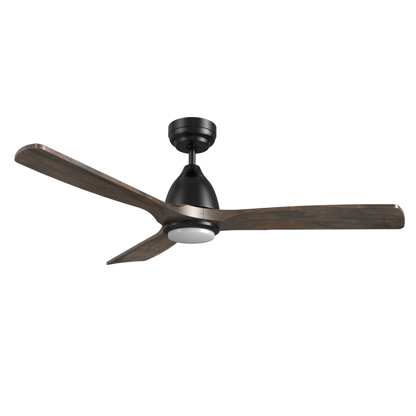 Riley 48 Inch 3-Blade Smart Ceiling Fan - Black