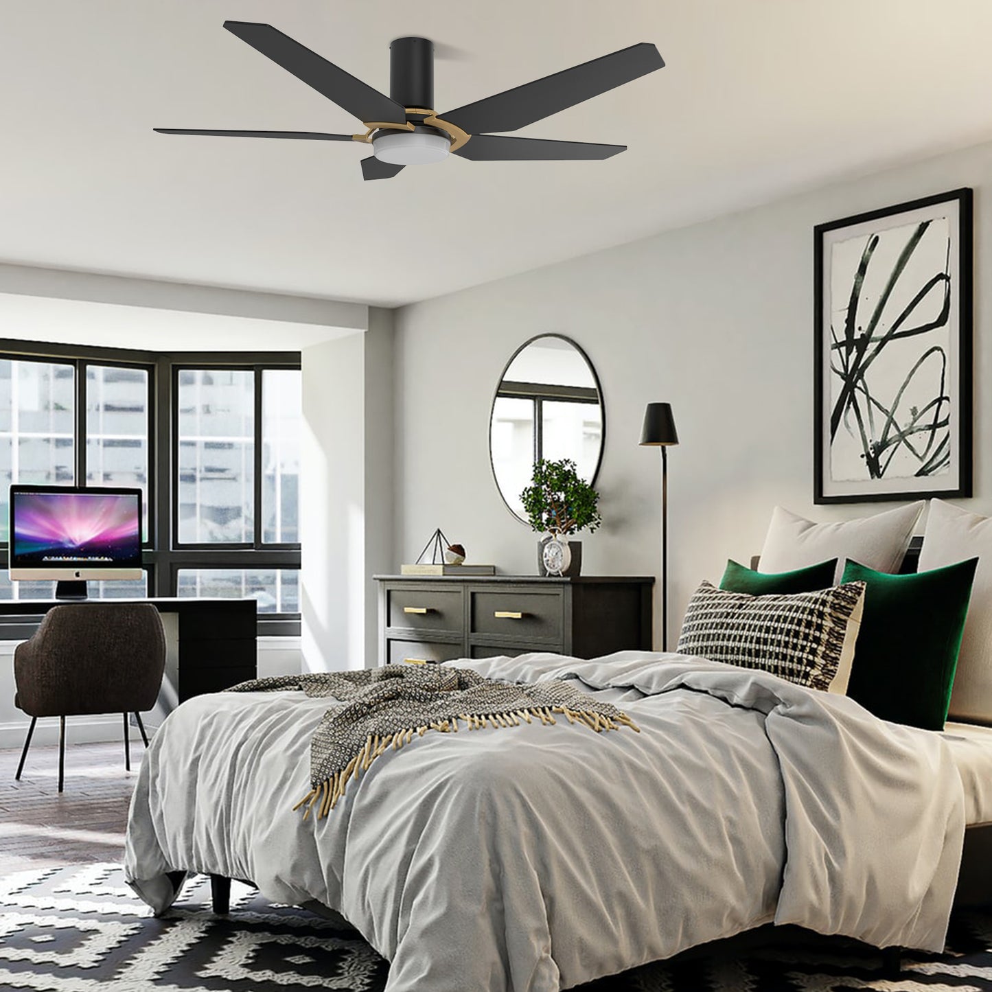 Woodrow 52 Inch 5-Blade Smart Ceiling Fan