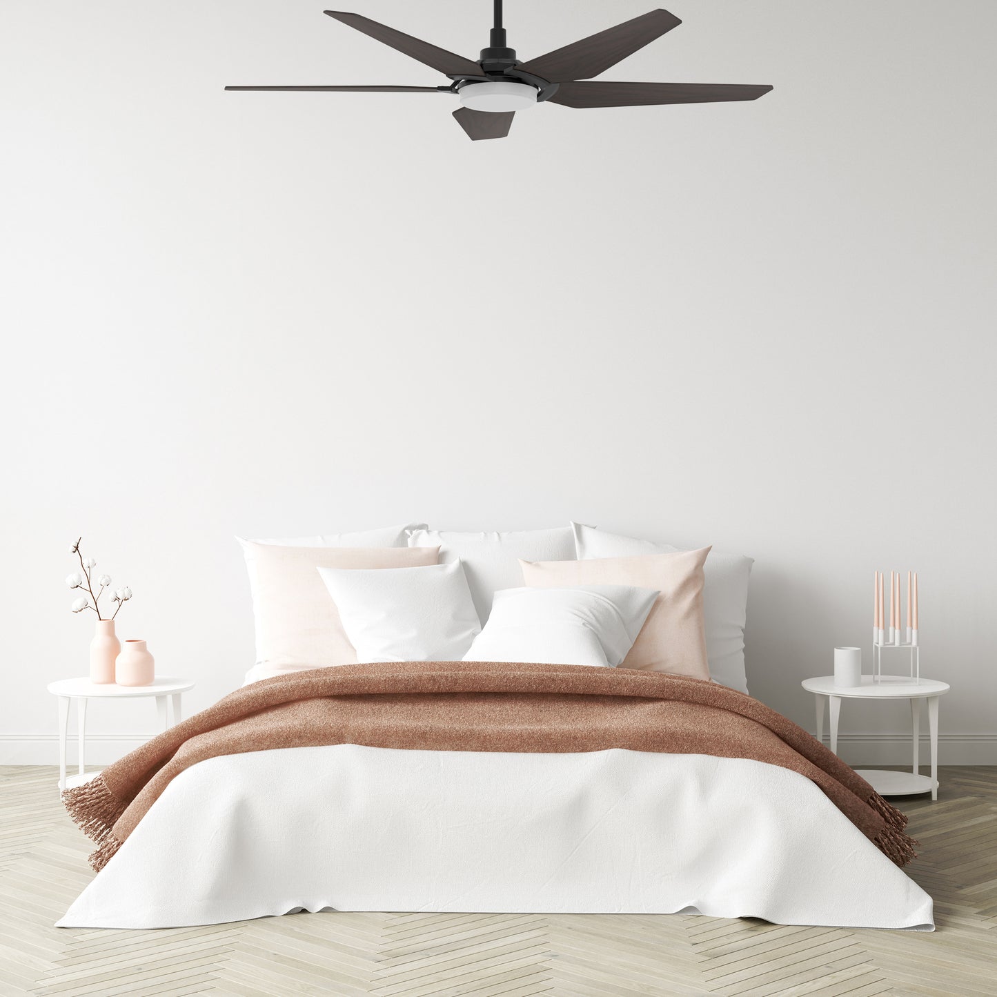 Woodrow 52 Inch 5-Blade Smart Ceiling Fan - Black